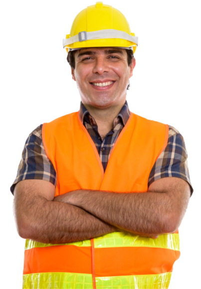 Ingeniero casco amarillo